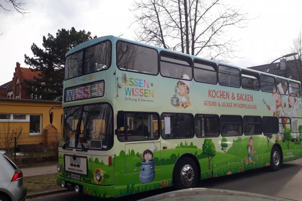 Kochbus in der Kita Ernststraße in Berlin