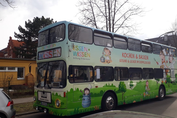Kochbus in der Kita Ernststraße in Berlin