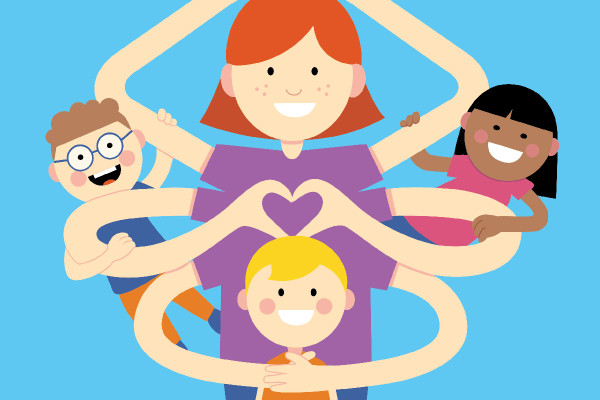 Kinder freuen sich über Lerngeschichten in der Kita