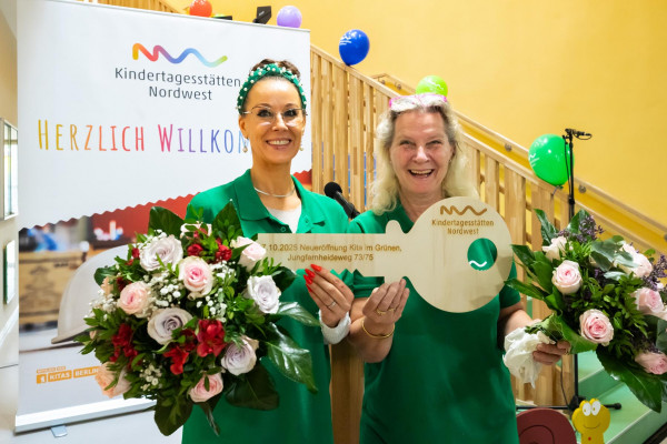 Eröffnung der Kita im Grünen in Berlin-Spandau – Nachhaltige Kita für 165 Kinder feierlich eröffnet