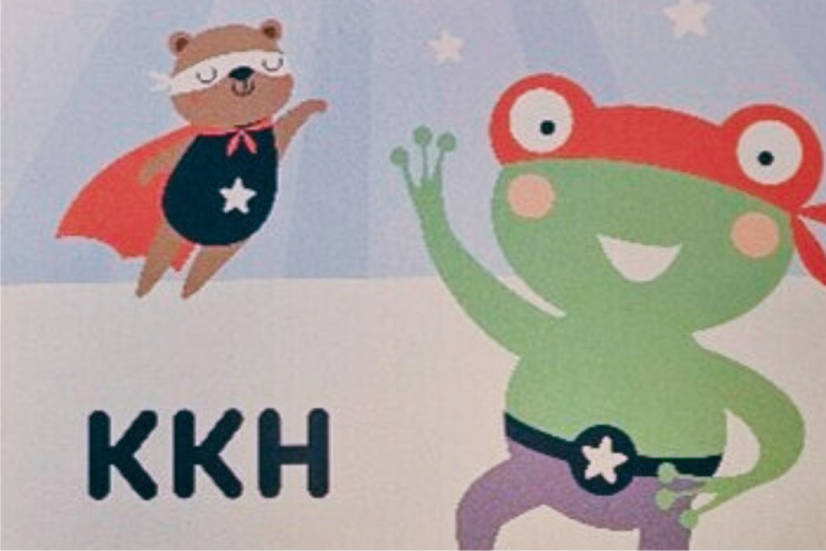 Urkunde für die Kita-Kinder: Frosch und Hamster als illustrierte Helden