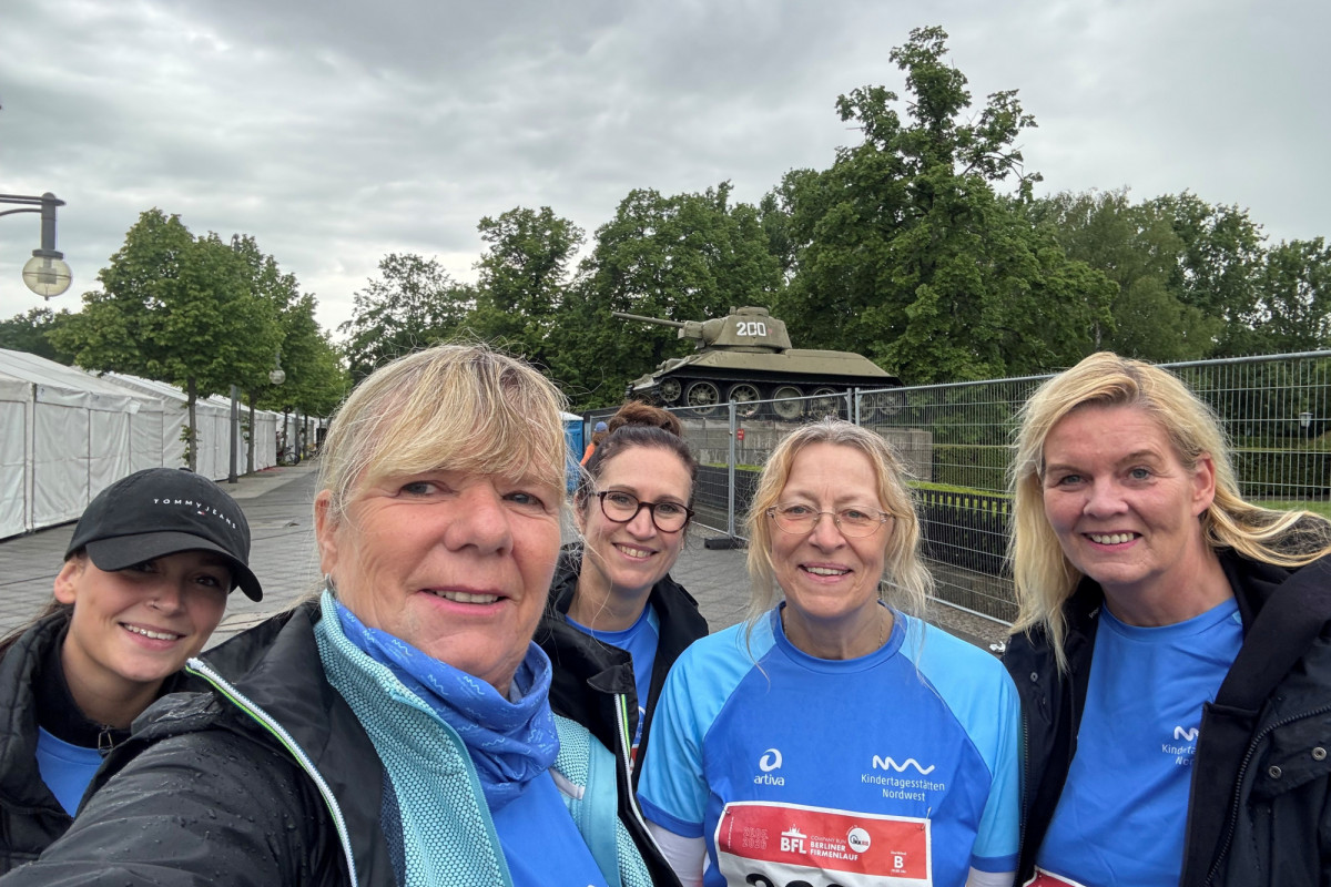 Gemeinsam unterwegs – Die Kita Ernststraße beim Firmenlauf 2026