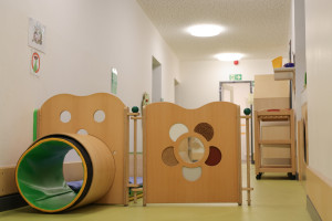 Kriechtunnel in der Kita Ernststraße