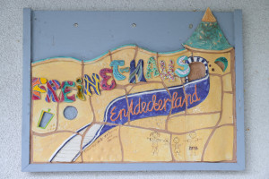 Namensschild Kita Freinet-Haus Entdeckerland