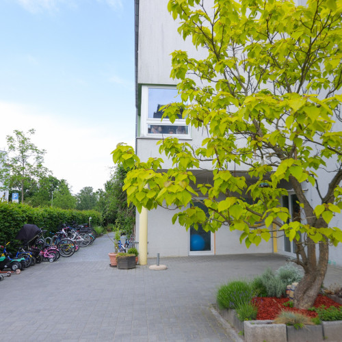Eingangsbereich Kita Freinet-Haus, Entdeckerland, Richard-Münch-Straße 1-3, Kindertagesstätten Nordwest