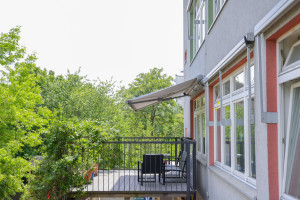 Balkon der Kita Freinet-Haus Entdeckerland