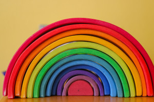 Regenbogen zum spielen für Kinder