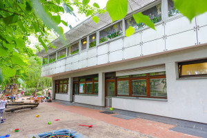 Außenansicht der Kita Heydenstraße