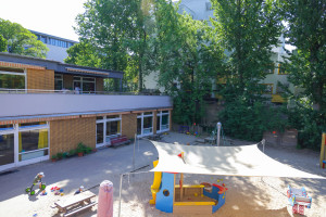 Außenbereich der Kita Lietzenburg