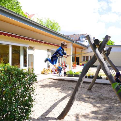 Garten der Kita Münsingerstraße, Kindertagesstätten Nordwest