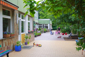 Innenhof der Kita Seeburger Weg