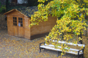 Gartenhaus im Innenhof der Kita Warburgzeile