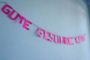 Pinke Girlande 